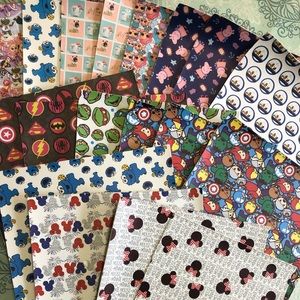 Faux leather Disney/Character Sheet Bundle